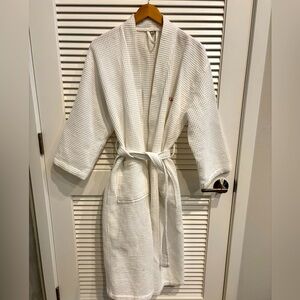 White waffle GM robe Spain unisex